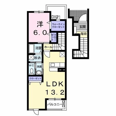 ブリラテ　ラ　ルーナIIの物件間取画像